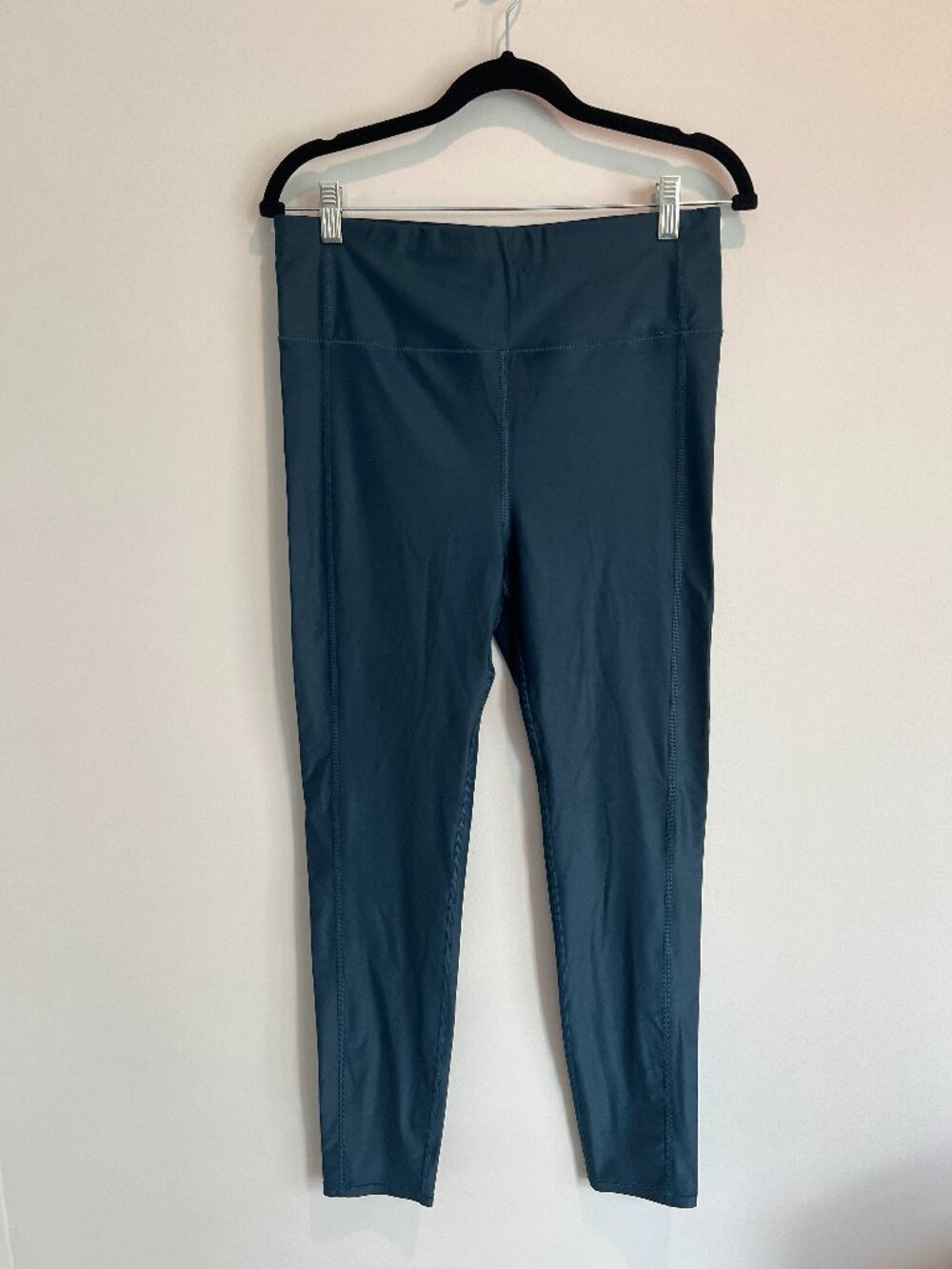 Sweaty Betty High Shine High Waisted Leggings Teal Blue Green XL EUC